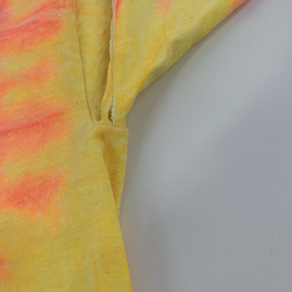 University of Michigan Tie Dye Short Sleeve T-Shirt Medium Womens Pink Yellow M - Picture 3 of 6